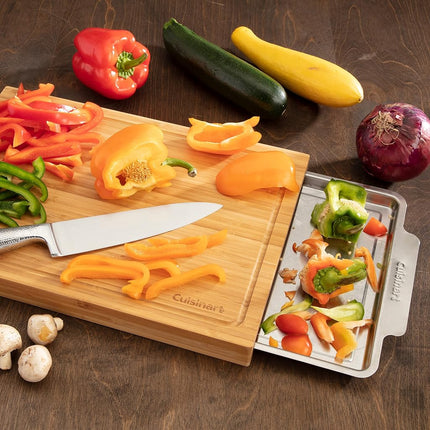 Tabla de cortar de bambú Cuisinart CPK-4884 con bandeja oculta