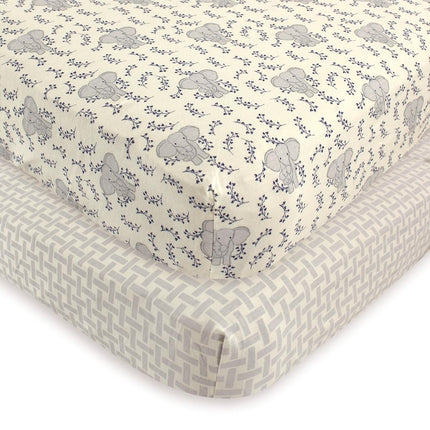 Organic Fitted Crib Sheets, 2 Pack