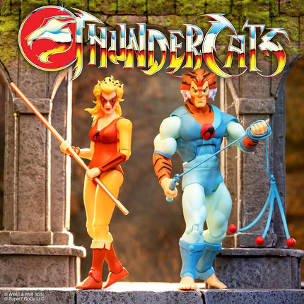 SUPER7 Deluxe Thundercats Tygra - 7" Thundercats Action Figure with Accessory Classic Cartoon Collectibles and Retro Toys