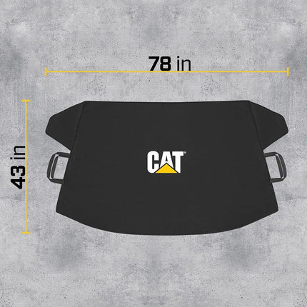 CAT Windshield Snow Cover, Toughest Car Frost Protector for Ice & Sleet, Weatherproof for Winter, Includes Magnetic Anti-Theft, Freeze Protector for Auto Car Truck Van SUV, Wide Size 78"x45" inch