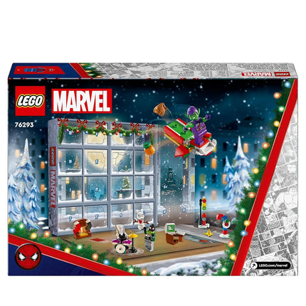 LEGO Marvel Spider-Man Advent Calendar 2024, Buildable Christmas Countdown Toy for Kids, with 24 Super Hero Surprises Including 5 Minifigures, Festive Gift for 7 Plus Year Old Boys and Girls 76293