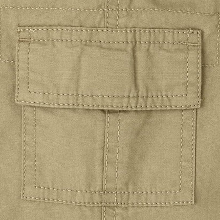 The Children's Place Baby Boys' and Toddler Pull on Slim Cargo Pants, Flax Single, 18-24 Months