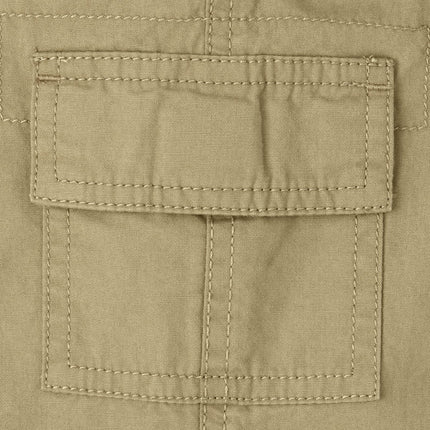 The Children's Place Baby Boys' and Toddler Pull on Slim Cargo Pants, Flax Single, 18-24 Months