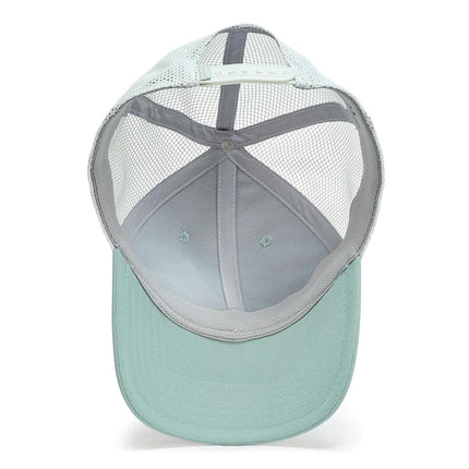 Under Armour Mens Blitzing Trucker Hat, (348) Silica Green / / Stone, One Size
