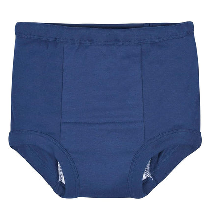 Gerber Baby Boys' Infant Toddler 4 Pack Potty Training Pants Underwear, Dino Green and Navy, 3T