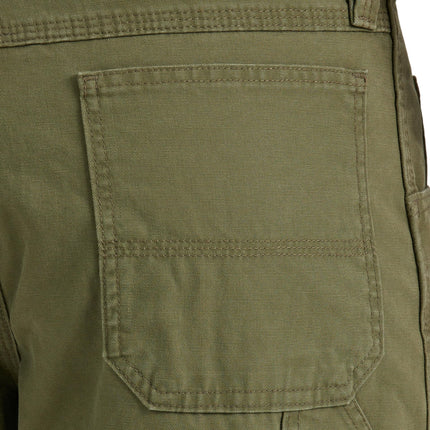 Wrangler Authentics Men's Loose Fit Carpenter Short, Burnt Olive, 34