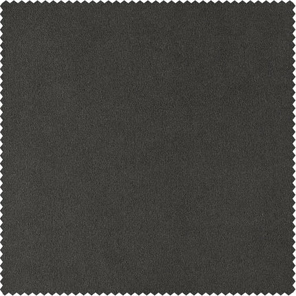 HPD Half Price Drapes Blackout Curtain Signature Velvet-Extra Wide VPCH-VET1220-84 (1 Panel), 100 X 84, Gunmetal Grey, Polyester Blend, 100 in x 84 in
