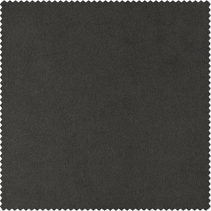 HPD Half Price Drapes Blackout Curtain Signature Velvet-Extra Wide VPCH-VET1220-84 (1 Panel), 100 X 84, Gunmetal Grey, Polyester Blend, 100 in x 84 in