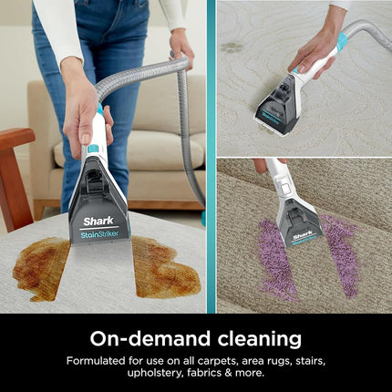 Shark PXCMBUNDLE StainStriker Complete Bundle para limpiadores portátiles Shark StainStriker, para alfombras y tapetes, elimina instantáneamente los olores, OXY Multiplier de 32oz y Deep Clean Pro de 16oz