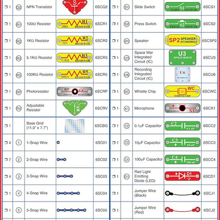 Snap Circuits 203 - CM200 - Electronics Discovery Kit