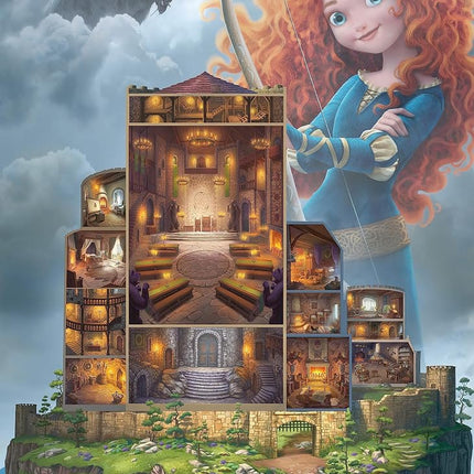 Ravensburger Adult Puzzles Disney Castles: Merida - Ages 12+