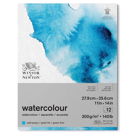 Winsor and Newton Watercolour Paper Pad, 27.9 x 35