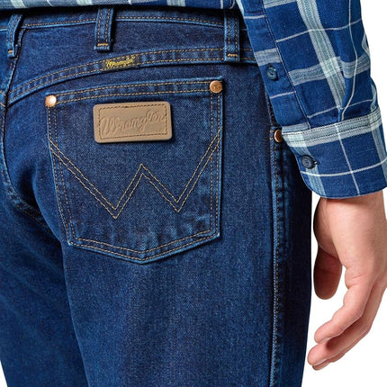Wrangler Herren Jeans 13MWZ, Original Regular Bootcut Fit, Straight Leg, DARK STONE, 34W / 30L