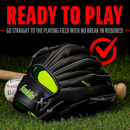 Franklin Sports Baseball and Softball Glove - Field Master - Baseball and Softball Mitt