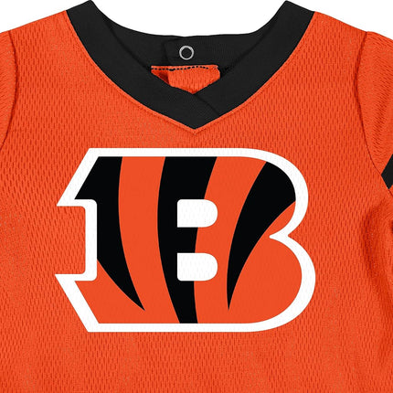 Gerber Girls' NFL Team Jersey Dress and Diaper Cover, Team Color, 18 Months
