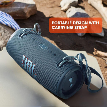 JBL Xtreme 3 Portable Bluetooth Speaker, Powerful Sound and Deep Bass, IP67 Waterproof, 15 Hours Playtime, Power Bank, PartyBoost for Pairing with Multiple Speakers (Black)
