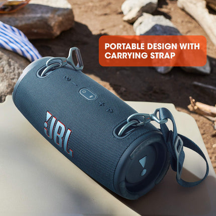 Altavoz Bluetooth portátil JBL Xtreme 3, sonido potente y graves profundos, resistente al agua IP67, 15 horas de reproducción, batería externa, PartyBoost para emparejar con varios altavoces (negro)