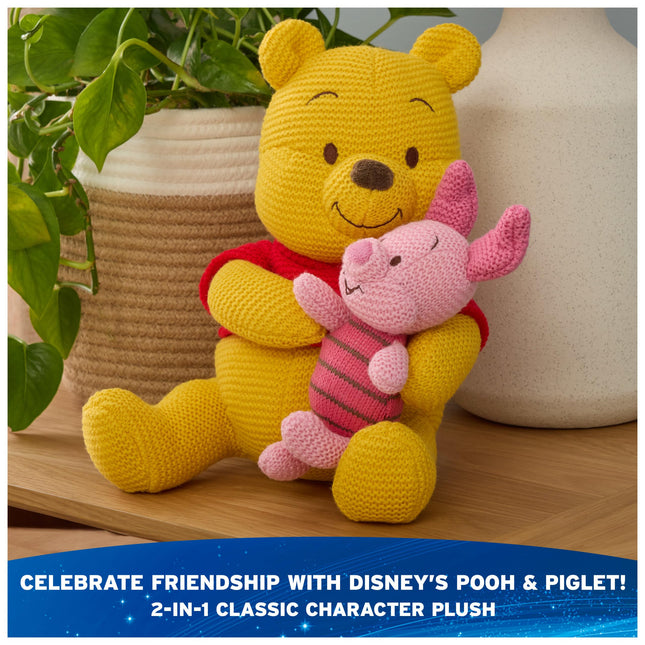 GUND GND GLC Dis 10in Knit Pooh Piglet GBL
