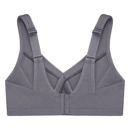 Glamorise MagicLift Seamless Sports Wirefree Bra 1006 (Women's & Women's Plus) Charcoal Gray