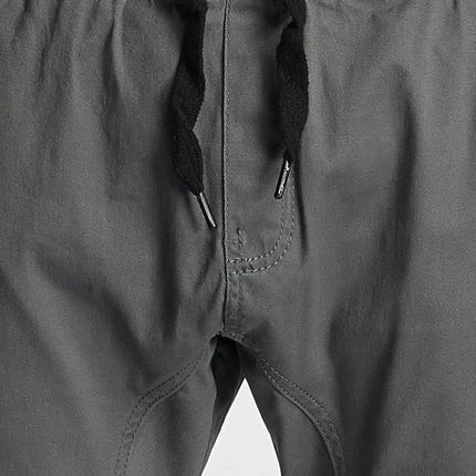 Southpole Men's basic Casual Pants, Dark Grey, S UK