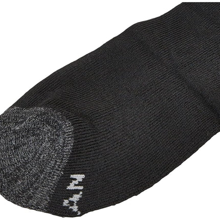 Gildan Men'S Polyester Half Cushion Ankle Socks, 12-Pairs, Black, Shoe Size: 6-12