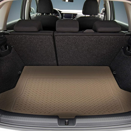 FH GROUP F16400BEIGE Protector de cajuela/forro de maletero color canela para todas las estaciones (recortable)
