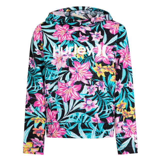 Hurley Girls' One and Only Pullover Hoodie, Pink F