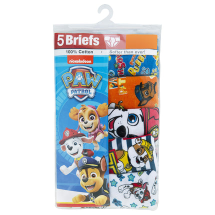 Handcraft Calzoncillos infantiles Paw Patrol, paquete de 5, varios colores, 4