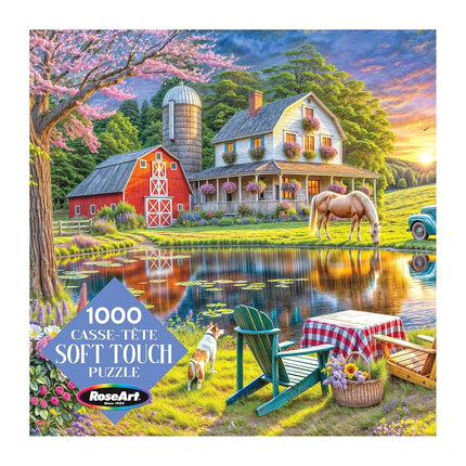 RoseArt - Soft Touch - Backyard - 1000 Piece Jigsaw Puzzle