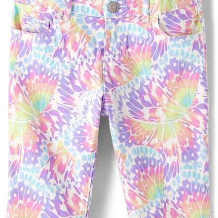 The Children's Place Short en jean skimmer pour fille, Tie-dye délavé, 8