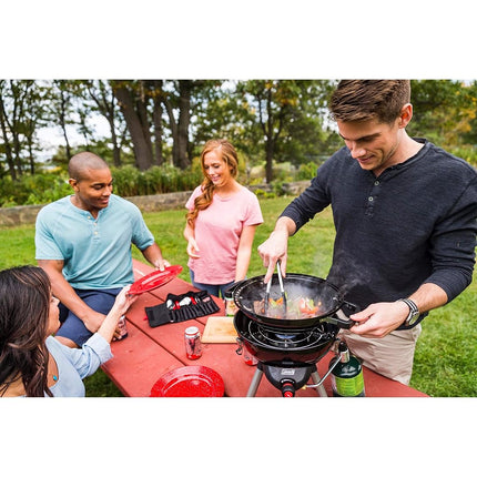 Coleman 24-Piece Enamel Dinnerware Set for Outdoor Dining, Dishwasher Safe, Full Dinnerware & Flatware Set for 4 People
