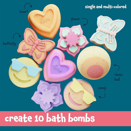 Soap & Bath Bomb Making Kit for Kids - All Inclusive Soap Making Kit to Make Your Own Bath Bombs, Soap & Bath Scrubs : 3-in-1 Spa Science Kit For Kids : Kids Science Kit - Gift for Girls and Boys