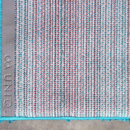 Unique Loom Solo Solid Shag Collection Modern Plush Turquoise Rectangle (2' x 3')
