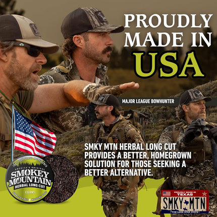 Smokey Mountain Herbal Snuff - Citrus - 5 Cans - Nicotine-Free And Tobacco-Free - Herbal Snuff - Great Tasting & Refreshing Chewing Tobacco Alternative