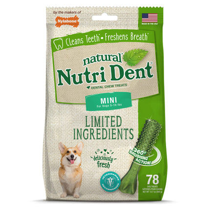 Nylabone Nutri Dent Fresh Breath 78Count Pouch