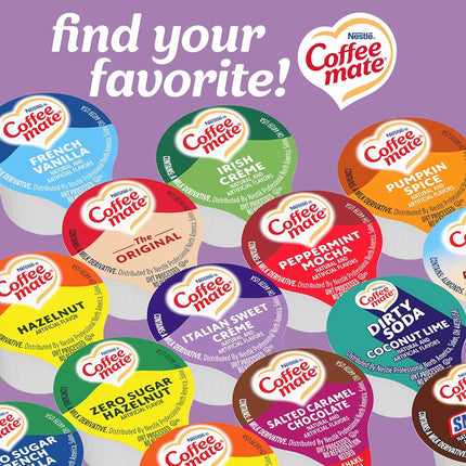 Coffee-mate Coffee Creamer, Italian Sweet Creme Liquid Singles (Pack of 180) by Coffee-mate