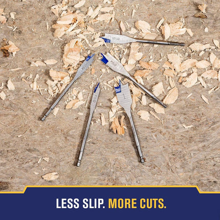 Irwin Industrial Tools 87950 Speebor Blue Groove Spade Bit Set, 3-Piece
