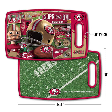 Plan­che à découper YouTheFan NFL San Francisco 49ers Retro Series