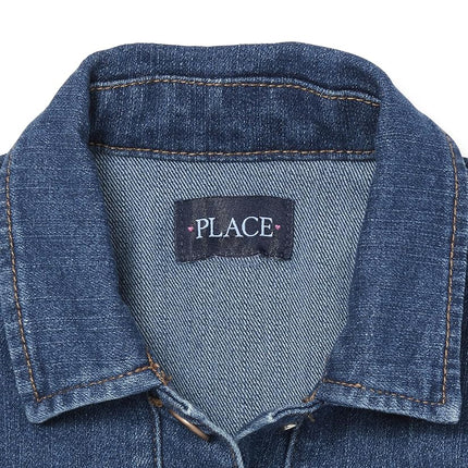 Veste en jean The Children's Place pour filles, coloris Azure Wash, taille Small