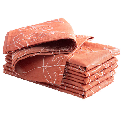 Laura Ashley Napkins Raised Woven Embroidered Jacq