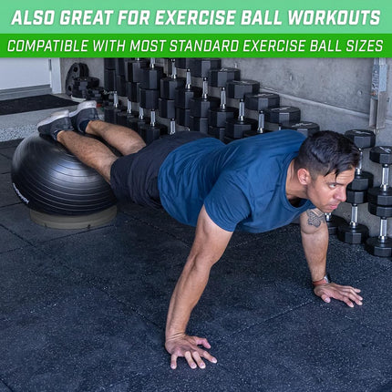 GoSports Fitness Hub 360 Ball Base - Universal Stability Stand for Fitness Balls