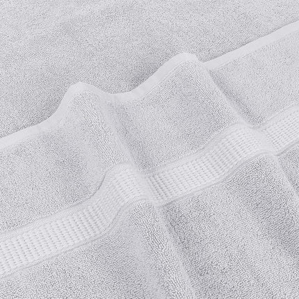 Utopia Towels - Premium Jumbo Bath Sheet (90 x 180 cm, 2 Pack) - 100% Ring Spun Cotton Highly Absorbent and Quick Dry Extra Large Bath Sheet - Super Soft Hotel Quality Towel (Silver)