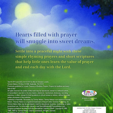 Bedtime Prayers for Little Ones (Max Lucado’s Bedtime Prayers for Little Ones) [Board book] [Jan 03, 2023] Lucado, Max; Lucado, Denalyn and Alderson, Lisa