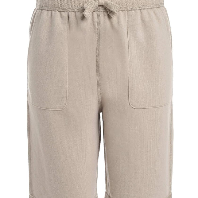 IZOD Boys' School Uniform Sensory-Friendly Knit Short, Khaki, 10-12