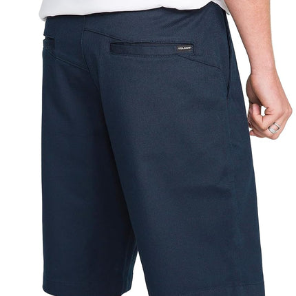 Volcom Men's Vmonty Stretch Chino Short, Dark Navy 1, 36