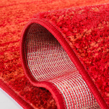 Safavieh Modern Ombre Indoor Woven Rectangle Area Rug, Adirondack Collection, ADR113, in Red/Grey, 165 X 231 cm for Living Room, Bedroom or Any Indoor Space