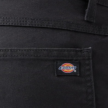 Dickies Men's Tough Max Duck Carpenter Pant, Stonewashed Black, 34W x 30L