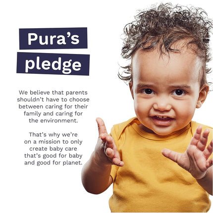 Pura Hypoallergenic Diaper Pants Size 7 (37+ lbs) Overnight, up to 12 Hours Leak Protection, Suitable for Sensitive Skin, Totally Chlorine Free, Soft Organic Cotton, 1 Pack of 17 Pull Up Pants
