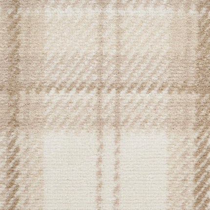 Nourison Home Grafix 27x90 Indoor Polypropylene Fabric Rug in Ivory and Beige