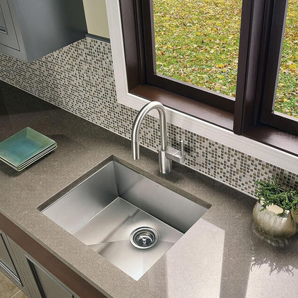 Moen 5965SRS Align One-Handle Pulldown Bar Faucet with Power Clean Featuring Reflex, Stainless Steel, 0.375